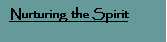 Text Box:   Nurturing  the Spirit 