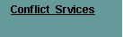 Text Box:    Conflict  Srvices 